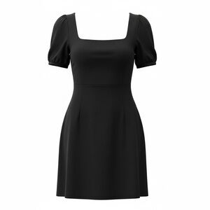 Princess Polly Hastings Linen Mini Dress Black‎ Size 8 New